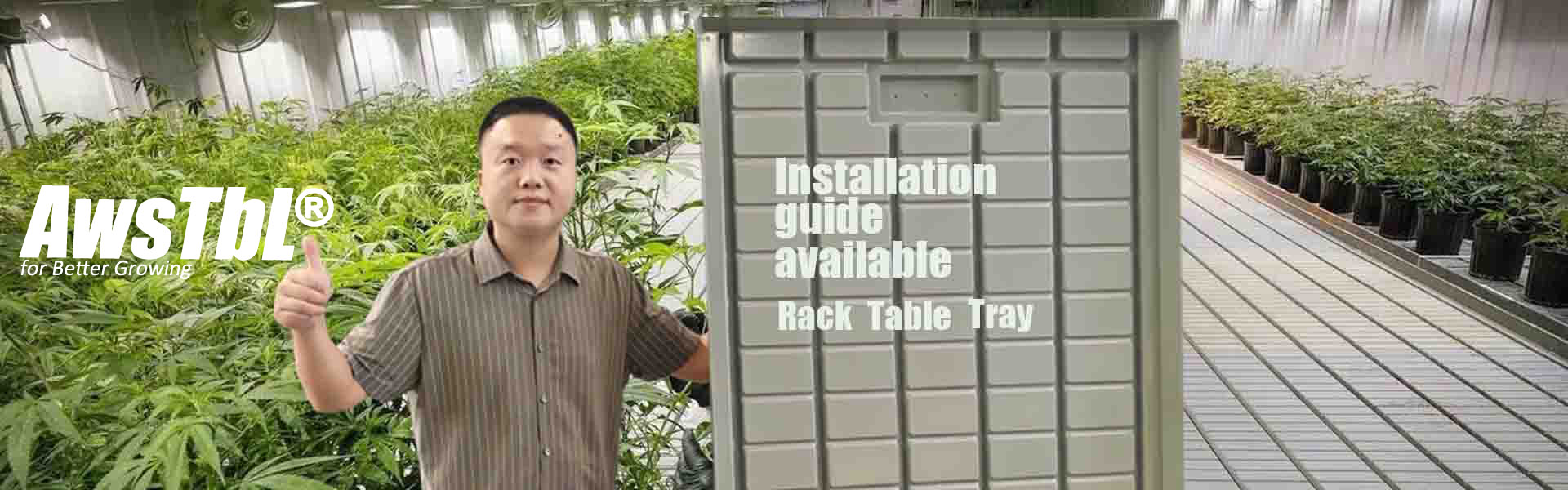 flood tray ,rolling grow table , rolling bench ,vertical grow rack manufacturer