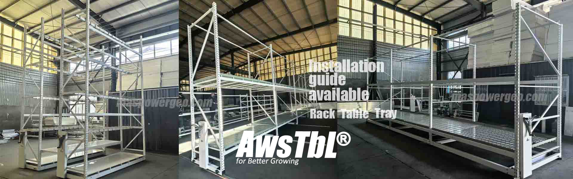Manufacturer for grow rack ,rolling bench and flood table