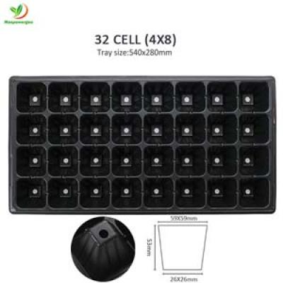 32 Cells Seedling Tray Starter for Lettuce Basil Pepper Eggplant Flowers Nursery